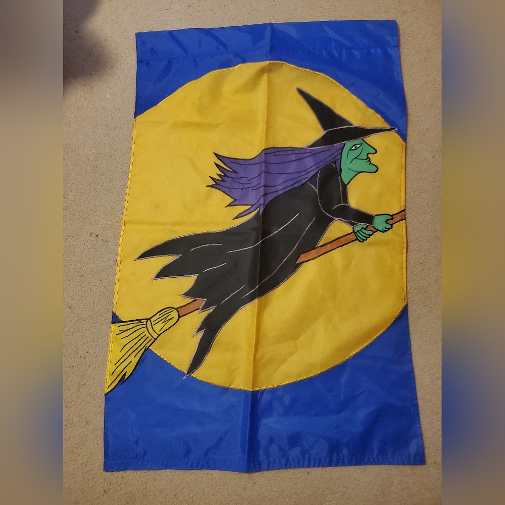 Halloween house flag